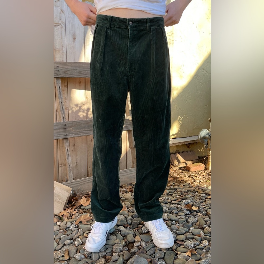 Ralph Lauren Green Corduroy Pants.